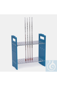 Ständer für Glasthermometer-anpassbare Höhe-210x110x220 mm-für bis zu 72 Stück Ständer für...